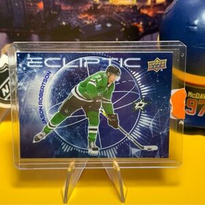 Hockey Jason Robertson Dallas Stars NHL Card Sports UD Ecliptic